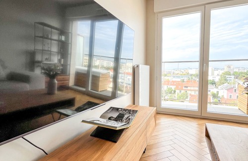 Bois-Colombes Wohnung | 10 Minutes From Paris - Stunning View - Scandi Zen