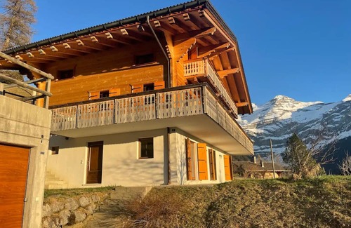 Ormont-Dessus Skihütte | Luxurious Modern chalet in Swiss Alps in Les Diablerets