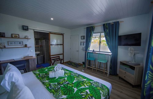 Taha'a Haus | Charmant Bungalow vue Océan