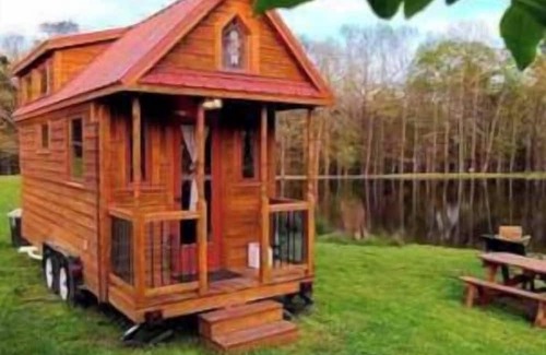 Dewy Rose Kabine | Cozy Tiny House near Athens, GA