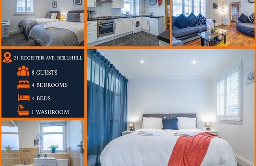 Coatbridge Wohnung | 3-bedroom apartment in tranquil Coatbridge with WiFi