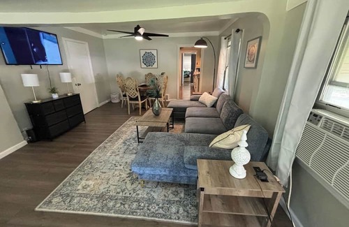 Woodmere Haus | Room in Beachwood: 1 Bedroom, King bed.