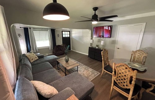 Woodmere Haus | Room in Beachwood: 1 Bedroom, King bed.