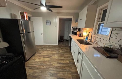 Woodmere Haus | Room in Beachwood: 1 Bedroom, King bed.