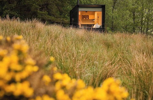 Lochearnhead Kabine | Modern cabin in the woods near Balquhidder