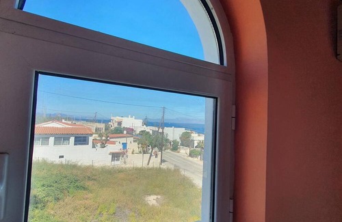 Souvala Wohnung | Apartment 'Anthippi's Sea View' with Sea View, Wi-Fi and Air Conditioning