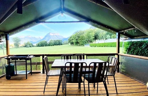 Chaparon Wohnmobilvermietung | Camping Les Fontaines* - Lodge Kenya 3 rooms 5 people