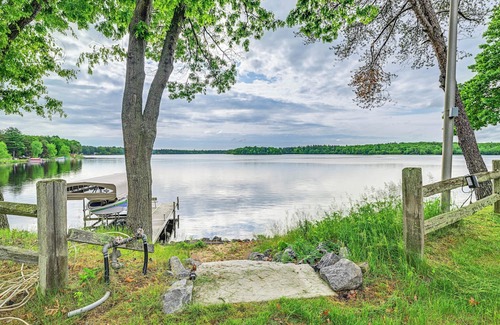 Merrillan Haus | Wisconsin Home w/Dock on Lake Arbutus!