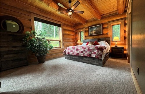 Clark Haus | Custom Log Home in North Routt. Enjoy Biking, Hiking, Swimming, Fishing and Life