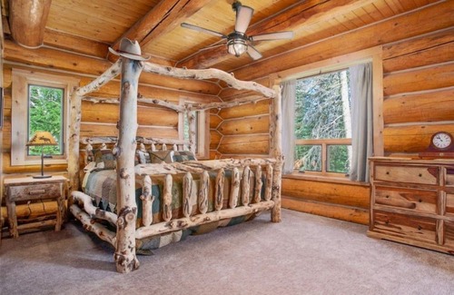Clark Haus | Custom Log Home in North Routt. Enjoy Biking, Hiking, Swimming, Fishing and Life