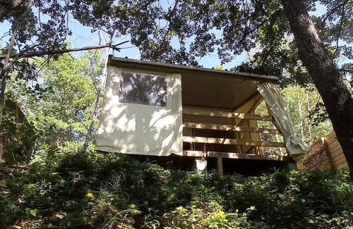 Belloc Haus | Camping le Roc del Rey* - Canvas mobile home without toilets (arrival Saturday in high season) 4 people