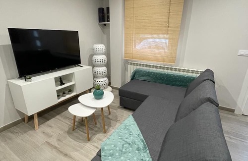 Ribadumia Wohnung | Apartment 'Byp' with Private Terrace and Wi-Fi