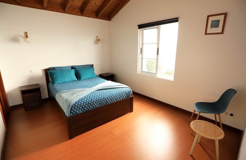 Pico Island Haus | The Blue Eden - Double Bedroom With Ocean View