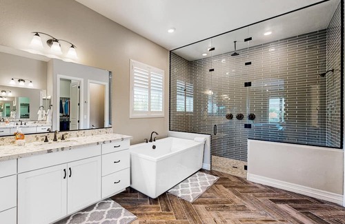 Montecito in Estrella Haus | Luxury oasis home with private pool, pool spa, putting green, & amazing views