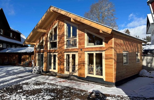 Saig Wohnung | Log cabin with 70 sqm, 2 bedrooms, 1 living /sleeping area, max. for 6 persons