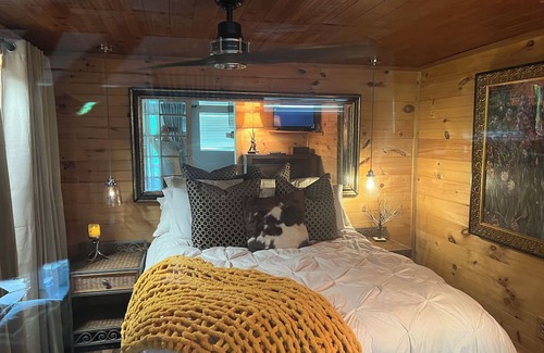 Hayesville Hütte | Chatuge Lake front! 5 Beds, Sleeps 8, private dock w/covered slips. Quiet Cove!