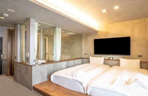 Nagaokakyo Haus | Executive Twin with Extra Bed Standard Plan with / Nagaokakyo Kyōto