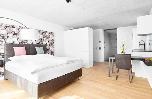Berg Wohnung | Livisit Bergpartment 24 - Doppelbettzimmer 27 qm - mit Küchenzeile und Bad