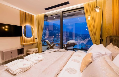 Serik Villa | Super Luxury Villa With Wonderfull Sea view, indoor swimming pool with sauna and