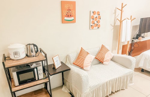 Legazpi Village Eigentumswohnung | Cozy 1-bedroom condo in Makati with Pool, Gym, Sauna, WiFi, AC, and Netflix