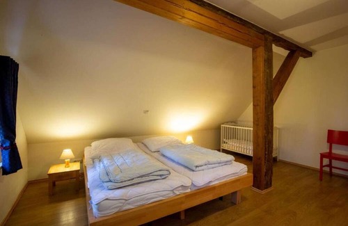 Borrentin Wohnung | Altes Pastorat: Wohnung mit Kamin und Großem Garten