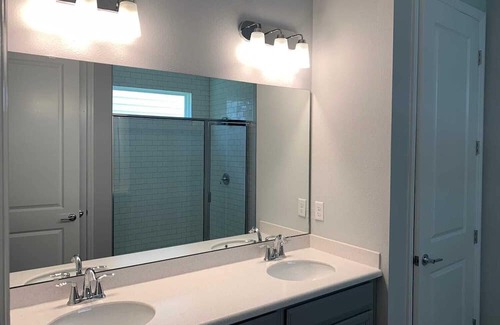 St. Johns Haus | Family home in Beachwalk with roomy common areas and private spaces for a group.