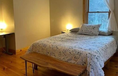 Wells Haus | Cozy and private escape on 10 acres next to a babbling brook