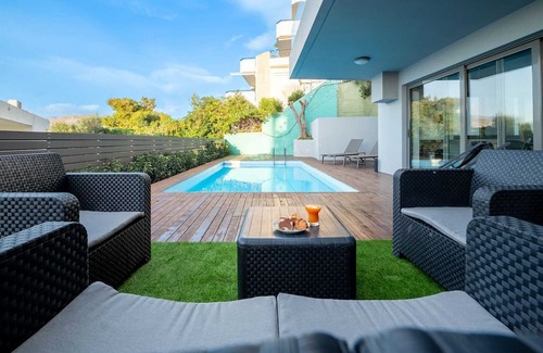 Saronida Wohnung | Saronida Summer Apt with private pool