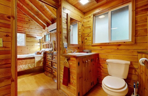 Marmot Kabine | Secluded cabin with pond views, streaming, W/D, & partial AC - dog-friendly