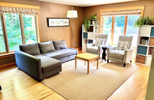 Halifax County Haus | Charming family home with in-ground heated pool. Close to parks, lakes, & trail.
