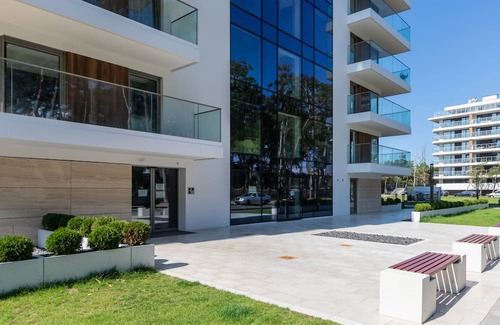 Darlowko Wohnung | Blue Apartment With Sea View by Renters