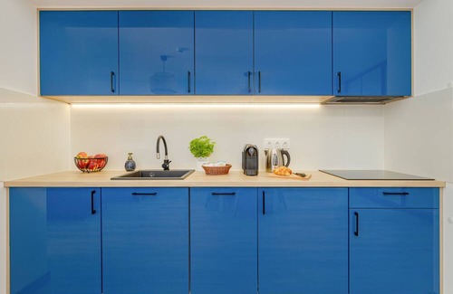 Darlowko Wohnung | Blue Apartment With Sea View by Renters