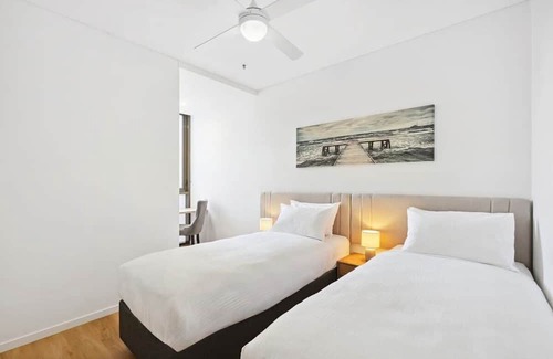 Newstead Wohnung | Stylish 2-Bed with Rooftop BBQ, Pool & Gym