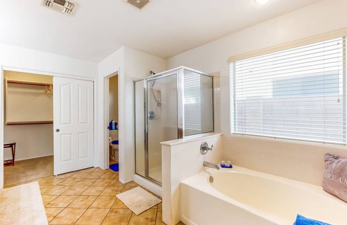 Laveen Village Haus | Water view desert stay with putt putt, enclosed yard, fireplace, streaming, & AC