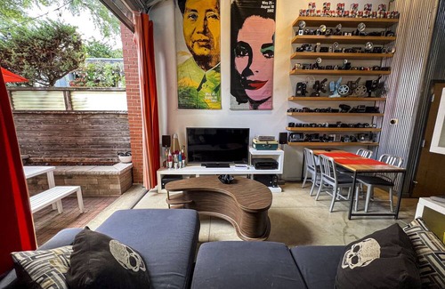 Italian Village Eigentumswohnung | Quirky 1 BR Warehouse Loft w/ Private Courtyard walking distance to Short North