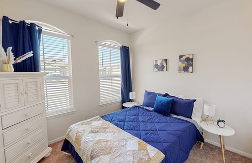 Crowley Haus | Delightful dog-friendly retreat with pool, firepit, & peaceful yard