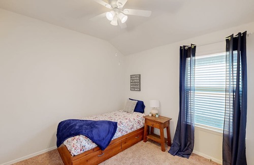 Crowley Haus | Delightful dog-friendly retreat with pool, firepit, & peaceful yard