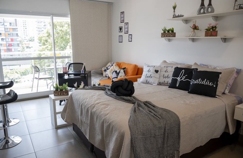 Campo Belo Wohnung | Camila’s Stays - Apartment in front of subway/metro with parking