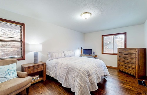 Crystal Bay Haus | Treetop hideaway in Incline/Crystal Bay with game room & lake-view loft & decks