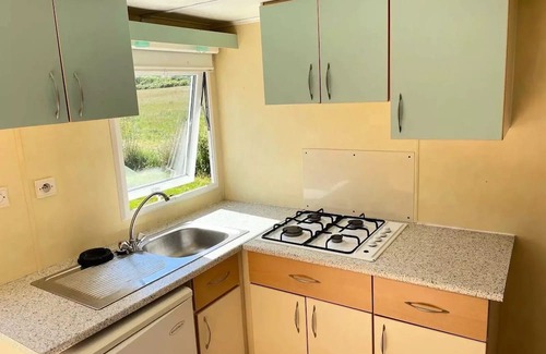Saint-Denis-du-Payre Haus | CAMPING O BEAU LAURIER * - Mobile home with dressing room 4p 36 4 people