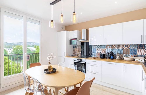 Billancourt–Rives de Seine Wohnung | Lovely cocoon with view of the Seine