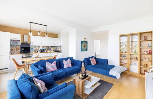 Billancourt–Rives de Seine Wohnung | Lovely cocoon with view of the Seine
