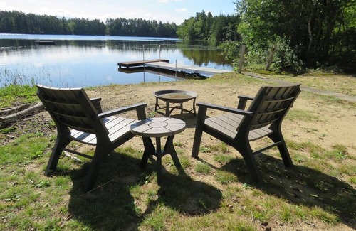 Sanford Hütte | Delightful waterfront home offers fun and relaxation for all who venture here!