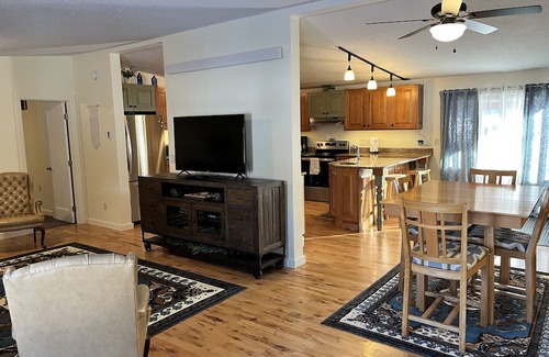 Freedom Haus | Newly remodeled home with a Barnwood rustic siding and an updated clean interior