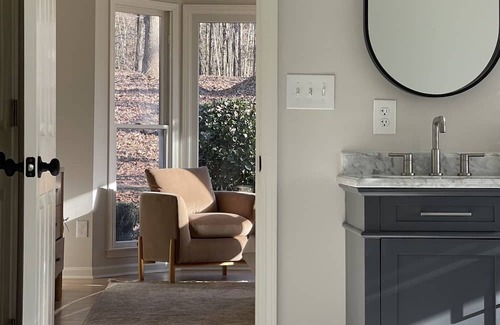 Stephens Haus | Private wooded setting overlooking a beautiful stream, 10 miles from downtown