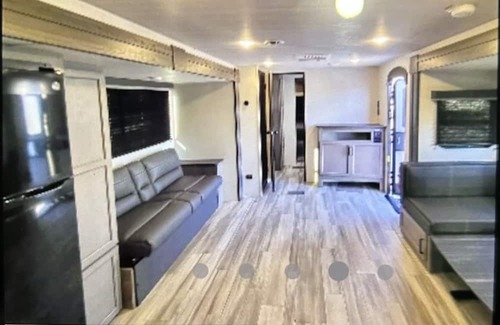 Thomson Haus | Come play with Scottish highland cows in a beautiful and cozy brand new RV!