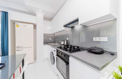 Altnkum Mahallesi Wohnung | Cozy Flat w Garden 5 min to Beach in Antalya