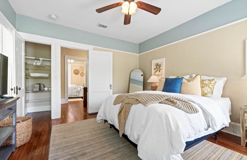 Five Points Haus | Remodeled charmer with work desk, enclosed yard, front porch, & chef's kitchen