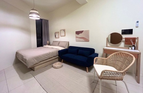 Banqiao Wohnung | Brand New Wildlife Theme Apartment - Close to Blue Line JiangZicui station