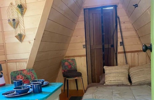 Columbia Falls Haus | Mini A-Frame ‘glamping’/ creek/ fire pits/ etc